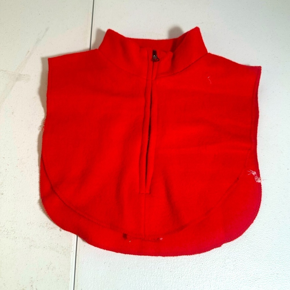 Red Fleece Dickey